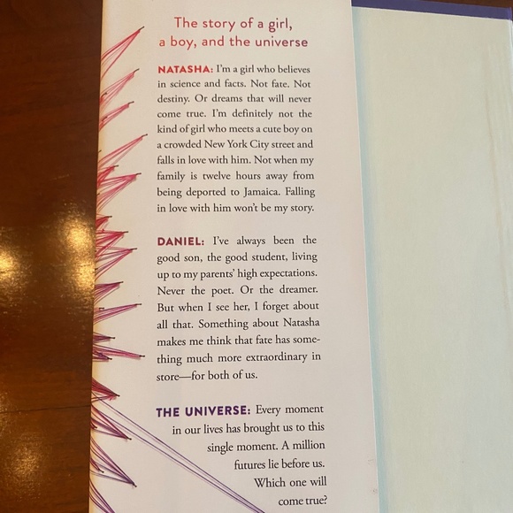 The Sun is Also a Star hardcover book by Nicole Yoon - Picture 4 of 5